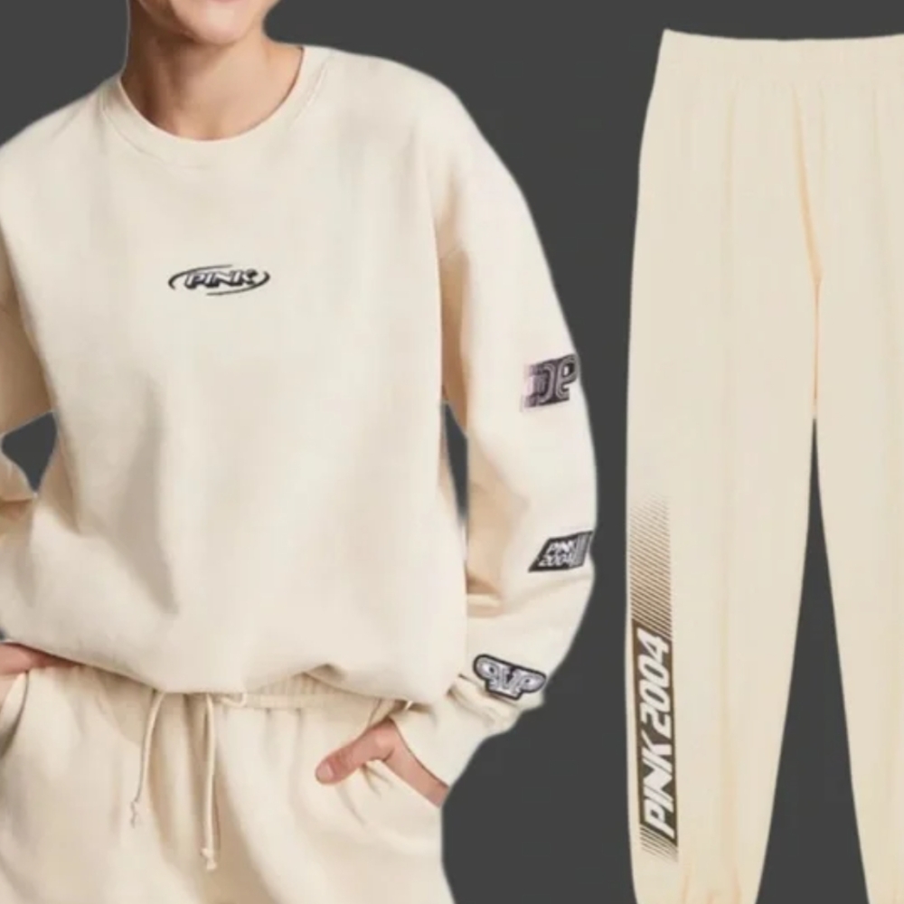 Cream Sweatpants